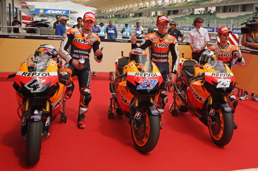 Primera fila en Malasia para el Repsol Honda Team