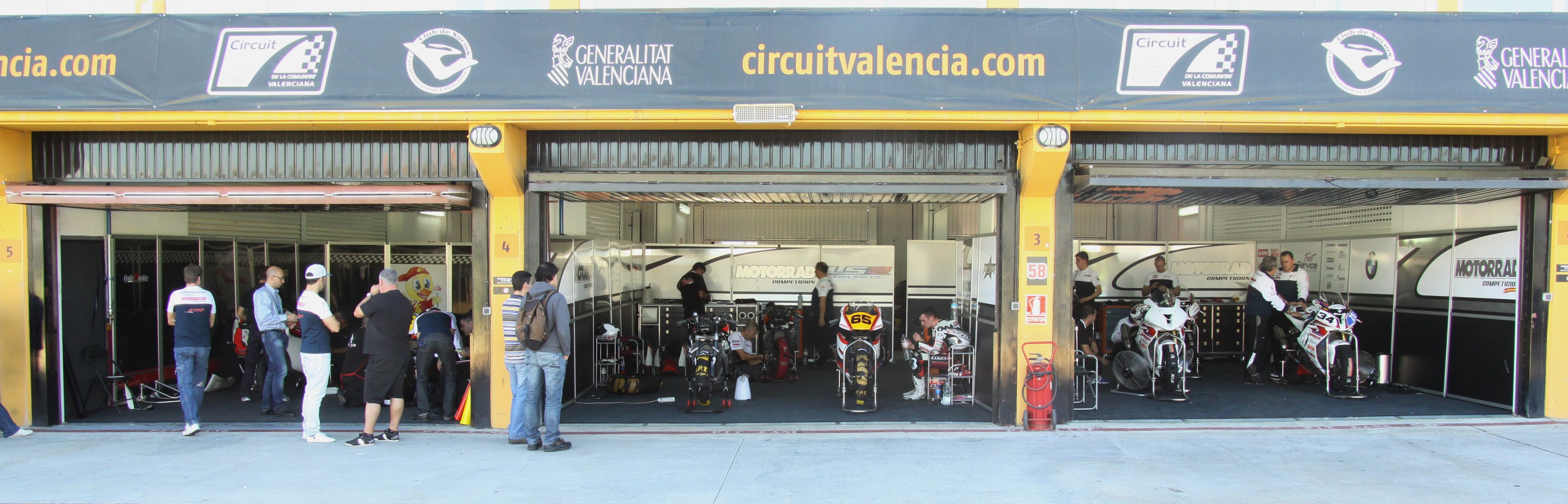 El Team Motorrad a por todo en el CEV Valencia