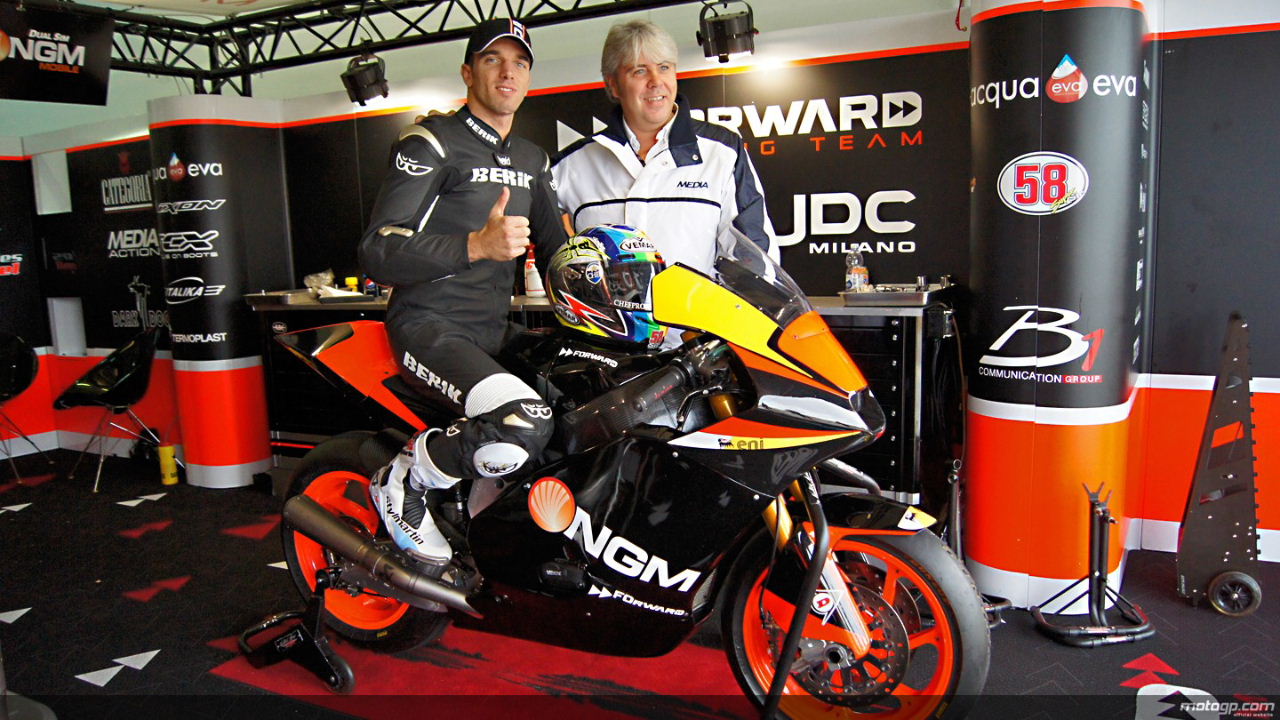 Alex De Angelis ficha por el NGM Forward Racing para Moto2 en 2012
