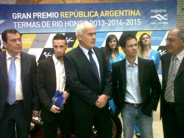 Presentación del Gran Premio MotoGP en Argentina