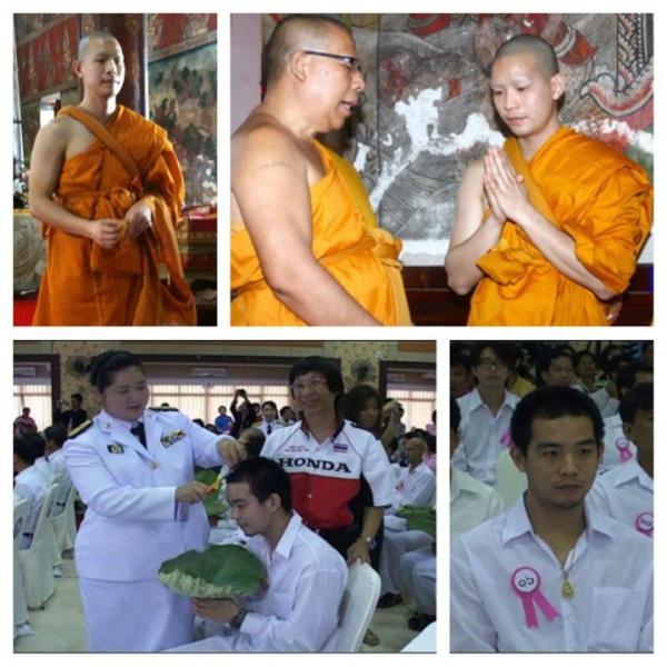Ratthapark Wilairot se convierte en monje budista