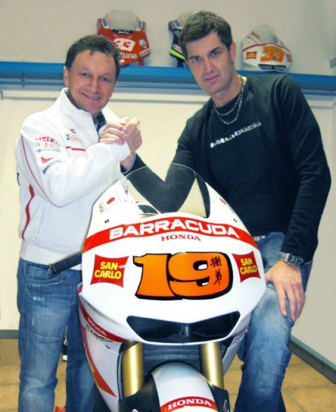 Barracuda con Gresini Racing en Moto2 y MotoGP 2012