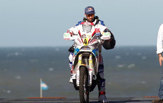 Chaleco López gana la etapa 1 del Dakar 2012