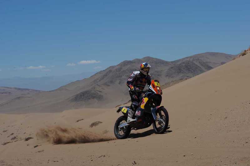 Etapa 7 del Dakar 2012 para los 12 españoles que resisten