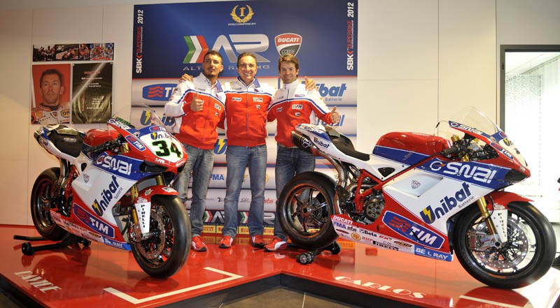 El Team Ducati Althea Racing se presenta con Checa y Giugliano
