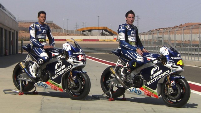 Espargaró y De Puniet con sus nuevos colores para MotoGP 2012