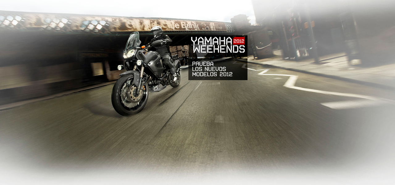 Yamaha y sus pruebas de motos en los Weekends 2012