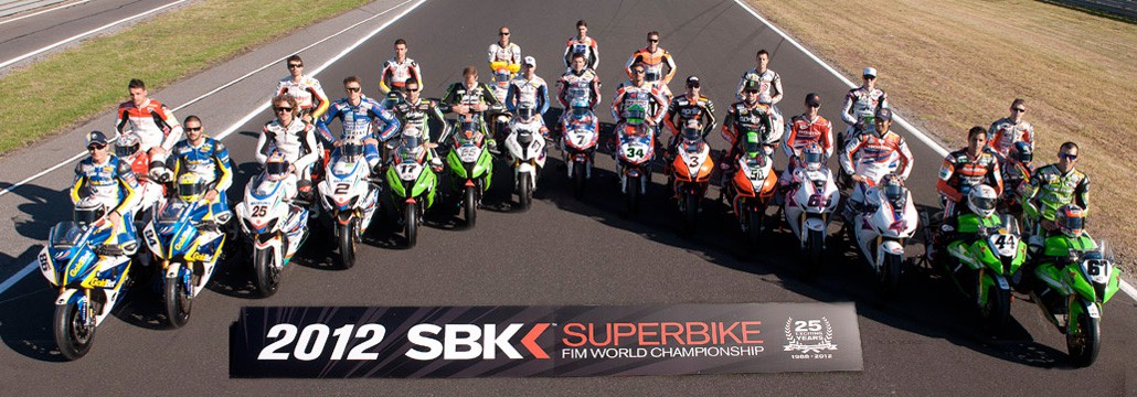 Los pilotos del Mundial de SBK 2012 con twitter