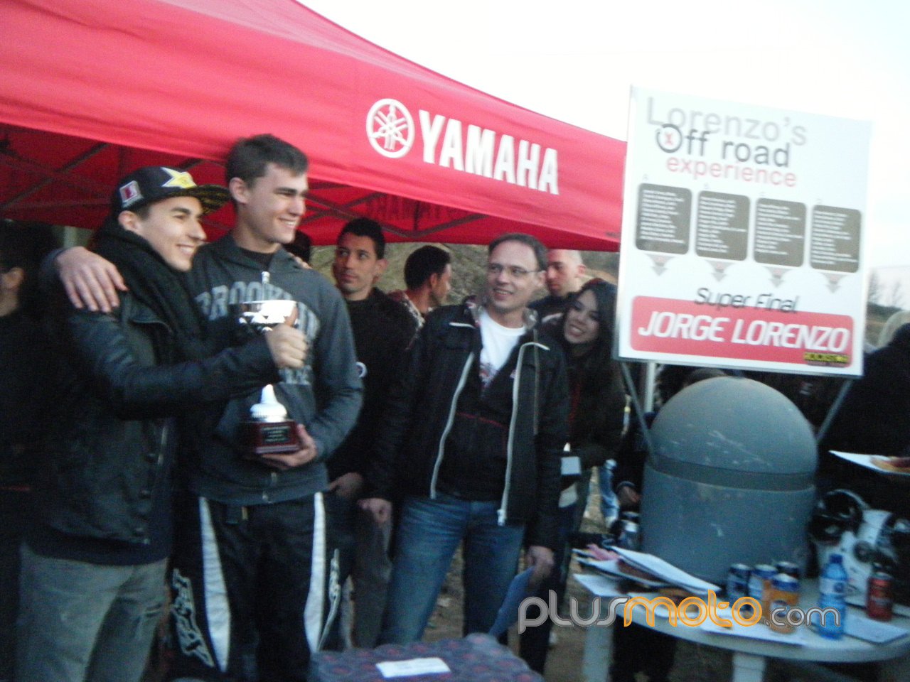 Trofeo al ganador del TT off Road Lorenzo