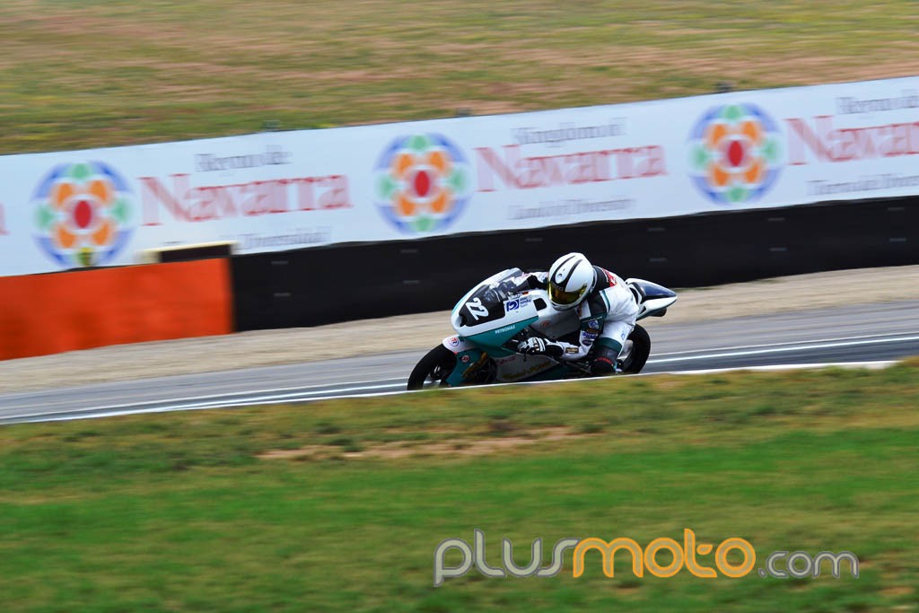 Alex Marquez pole en el CEV Moto3 de Navarra