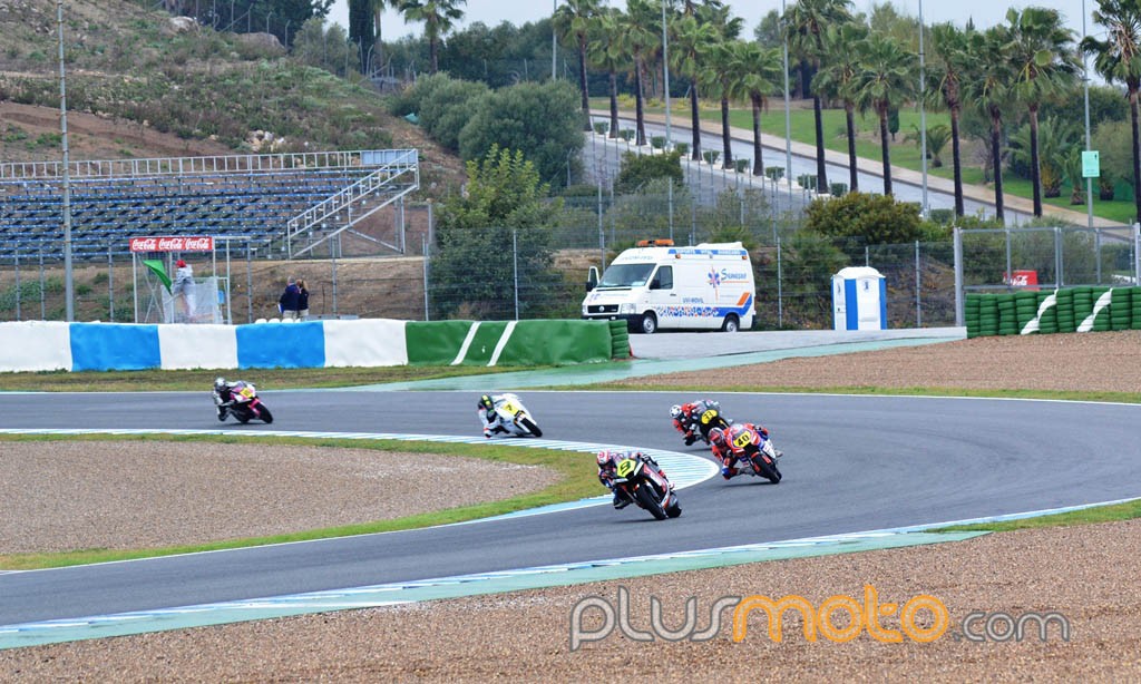 Ramos, Noyes, Rivas Moto2 CEV Jerez 2012