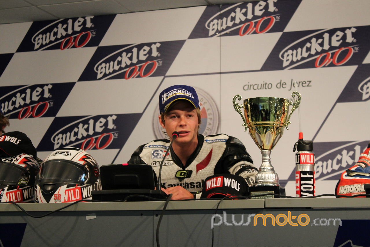 Kyle Smith rueda de prensa CEV Jerez 2012