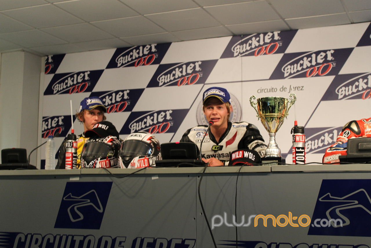 Morales y Smith rueda de prensa Stock Extreme CEV Jerez 2012