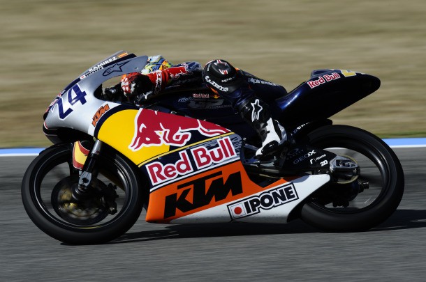 Marcos Ramírez marca la pole de Red Bull MotoGP Rookies Cup en Jerez