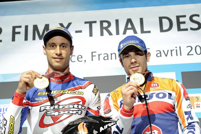 Bou y Cabestany ganan el Trial Indoor de las Naciones 2012
