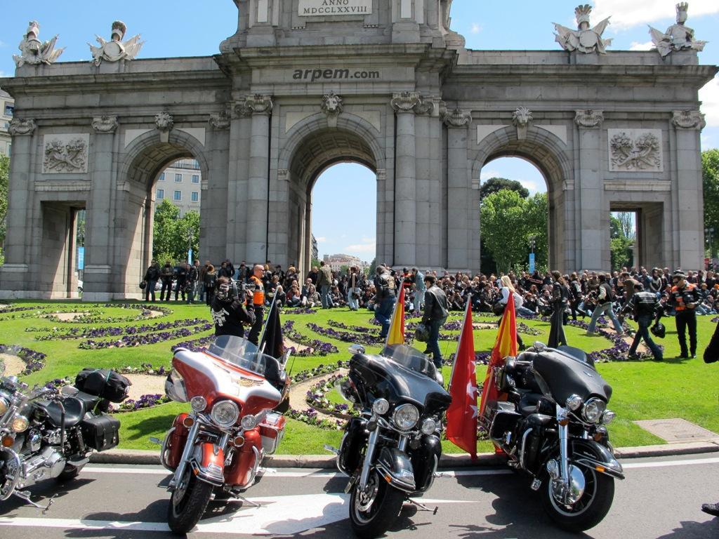 La concentración KM 0 de Harley-Davidson cumple 10 años