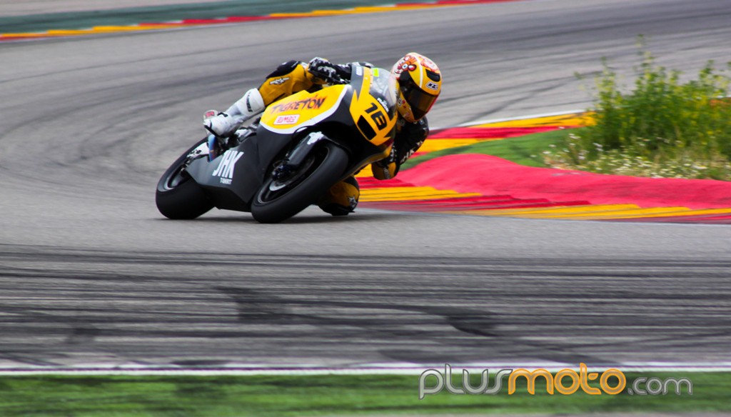 Jordi Torres pole aplastando con sus tiempos en el CEV Moto2 Motorland