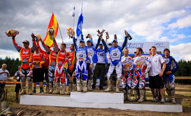 Equipos oficiales para el ISDE 2012 y el Motocross de las Naciones