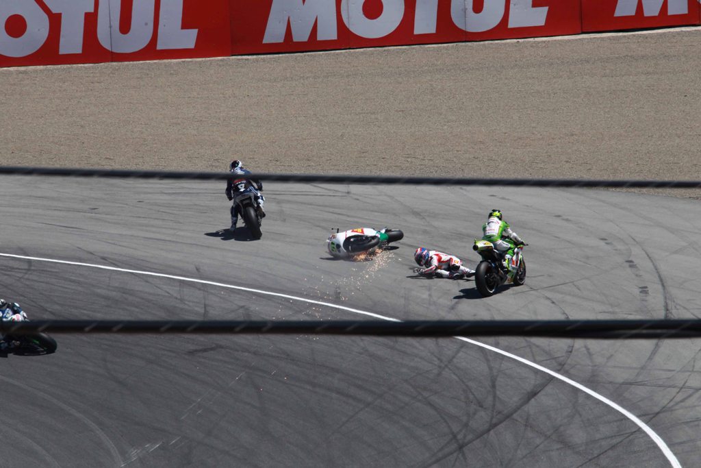 Toni Elías decepcionado y agradecido tras MotoGP en Laguna Seca