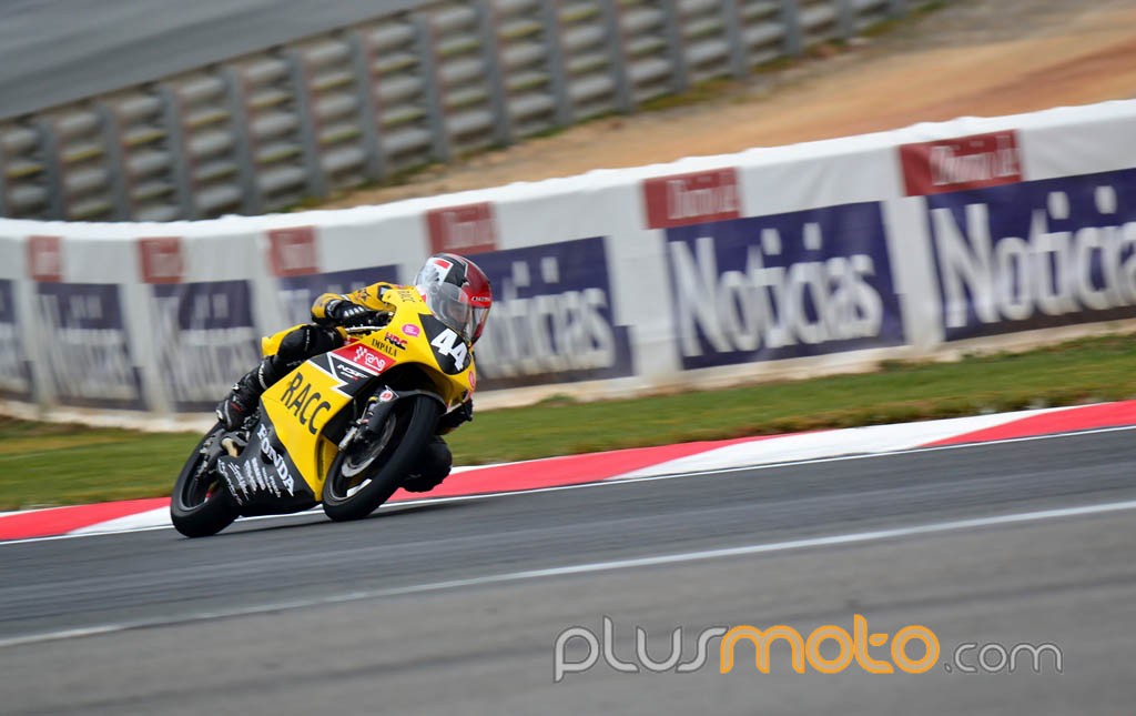Fausto Grantón dio el susto en Moto3 Albacete y sufre la fractura del mentón