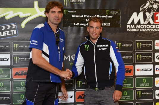 Frossard y Yamaha MX seguirán juntos en 2013