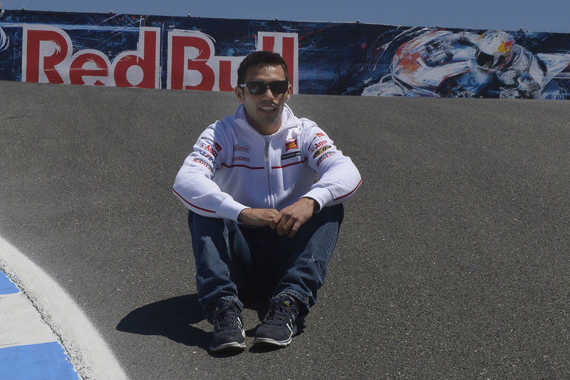 Iannone y Pirro de test Ducati en el Circuito de Mugello