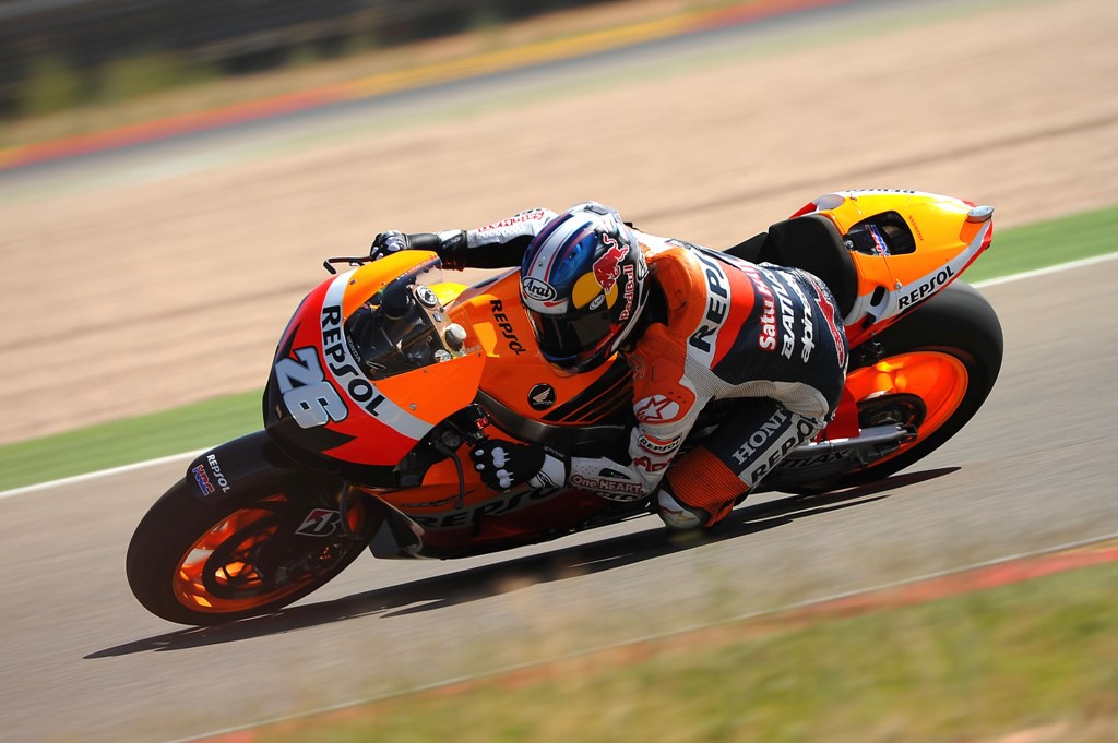 Rea y Pedrosa satisfechos con el test MotoGP en Motorland