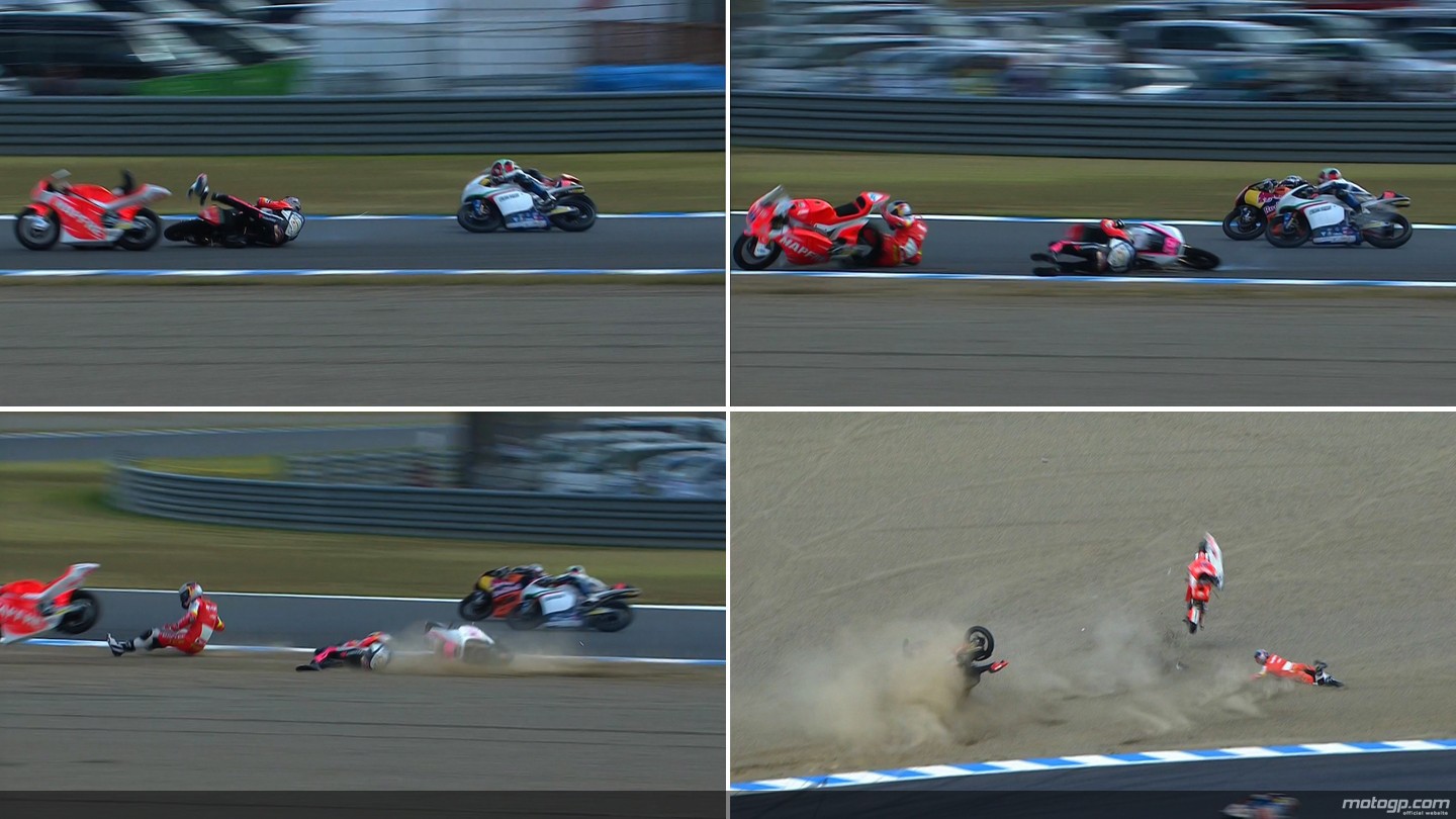 Salom y Folger hablan sobre el incidente Moto3 en Motegi