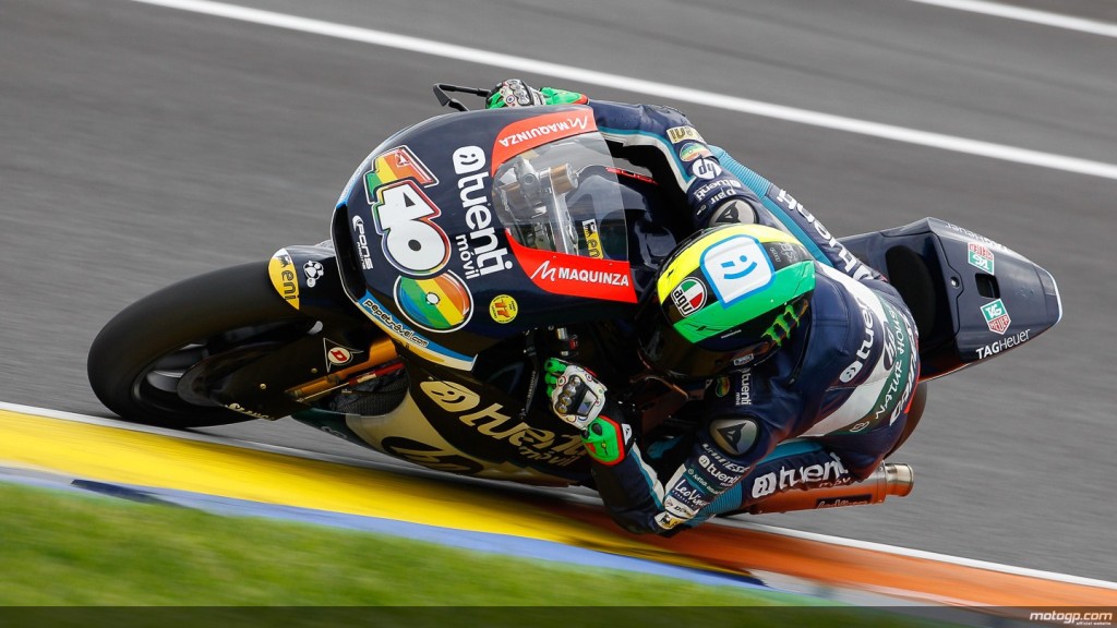 Pol Espargaró es el más rápido del test Moto2 en Valencia