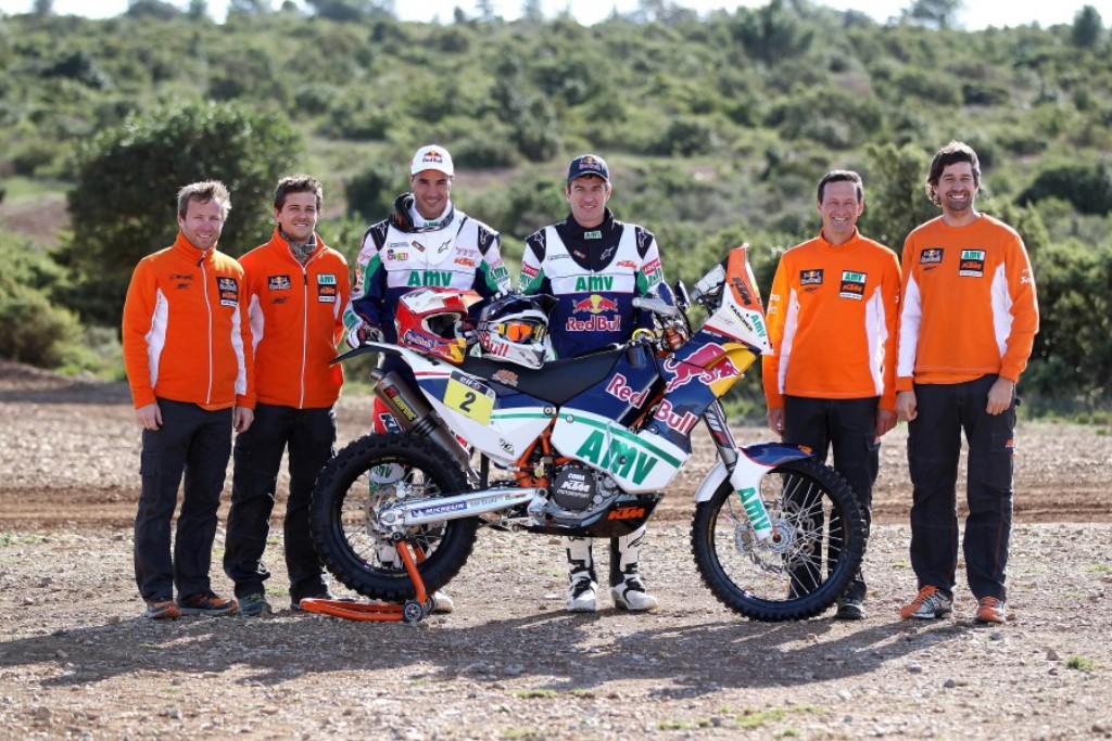 Marc Coma y Joan Pedrero se preparan para el Dakar 2013