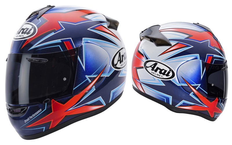 Arai Axces II Asteroid Red