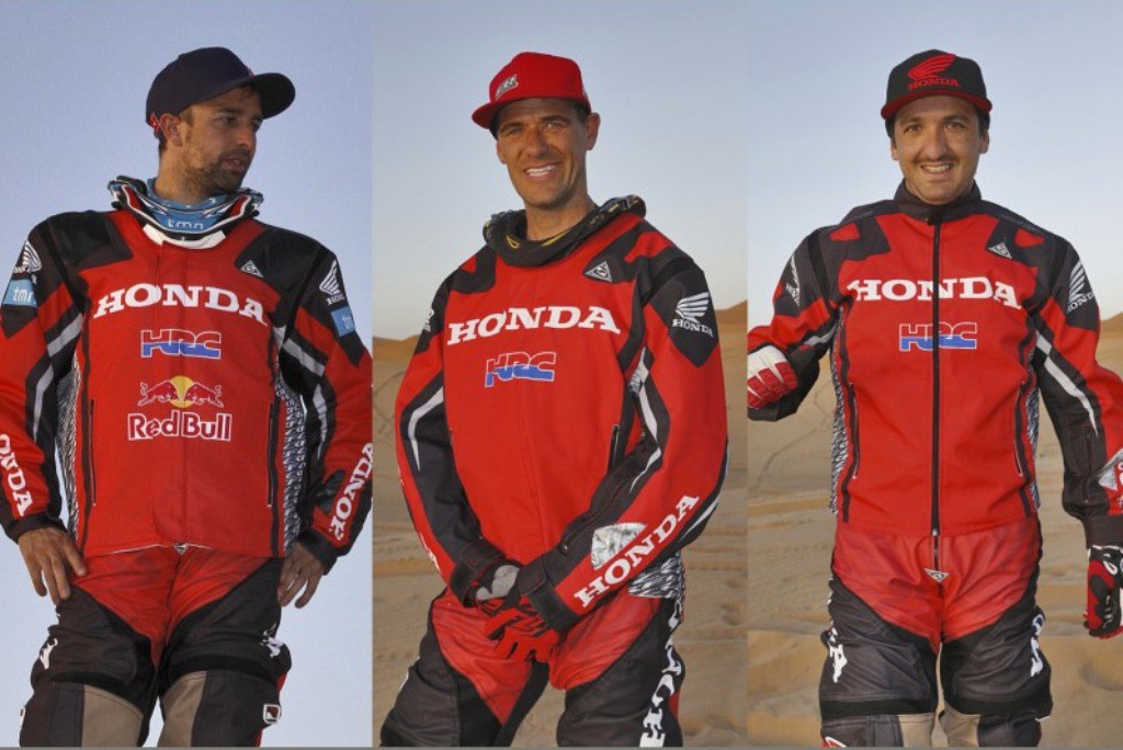 El Team HRC Dakar irá con Rodrigues, Pizzolito y Campbell