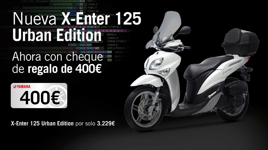 La Yamaha X-Enter 125 Urban Edition, tu urbanita