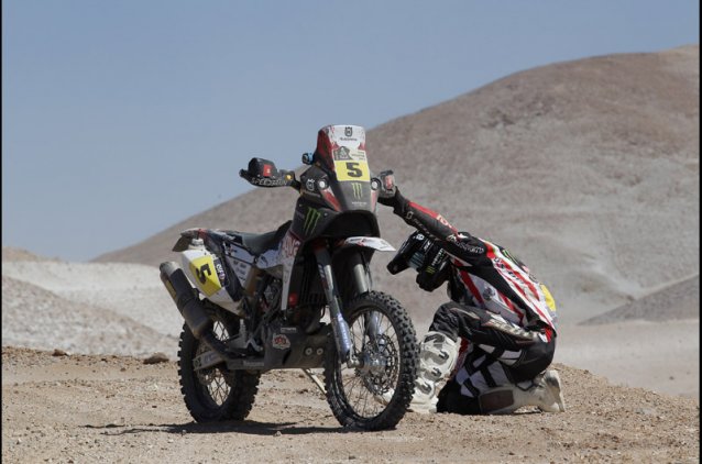 Victoria de Chaleco López en la etapa 6 del Dakar 2013
