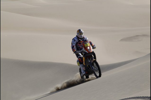Joan Barreda resurge y gana la cuarta etapa del Dakar 2013