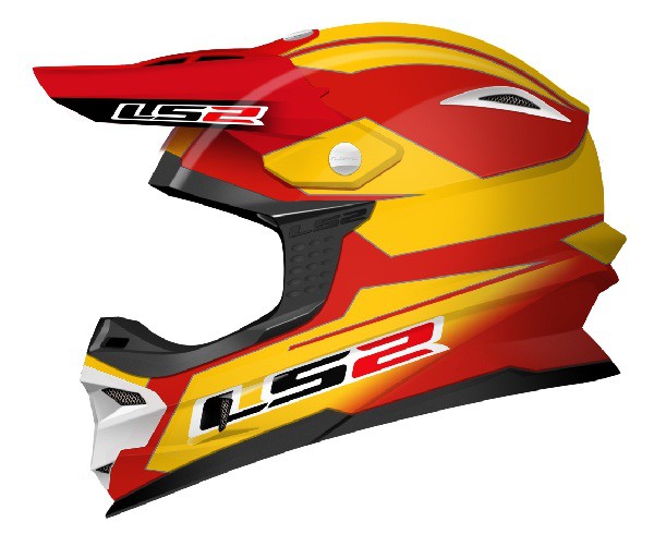 El nuevo casco LS2 MX del Suzuki Grau Racing