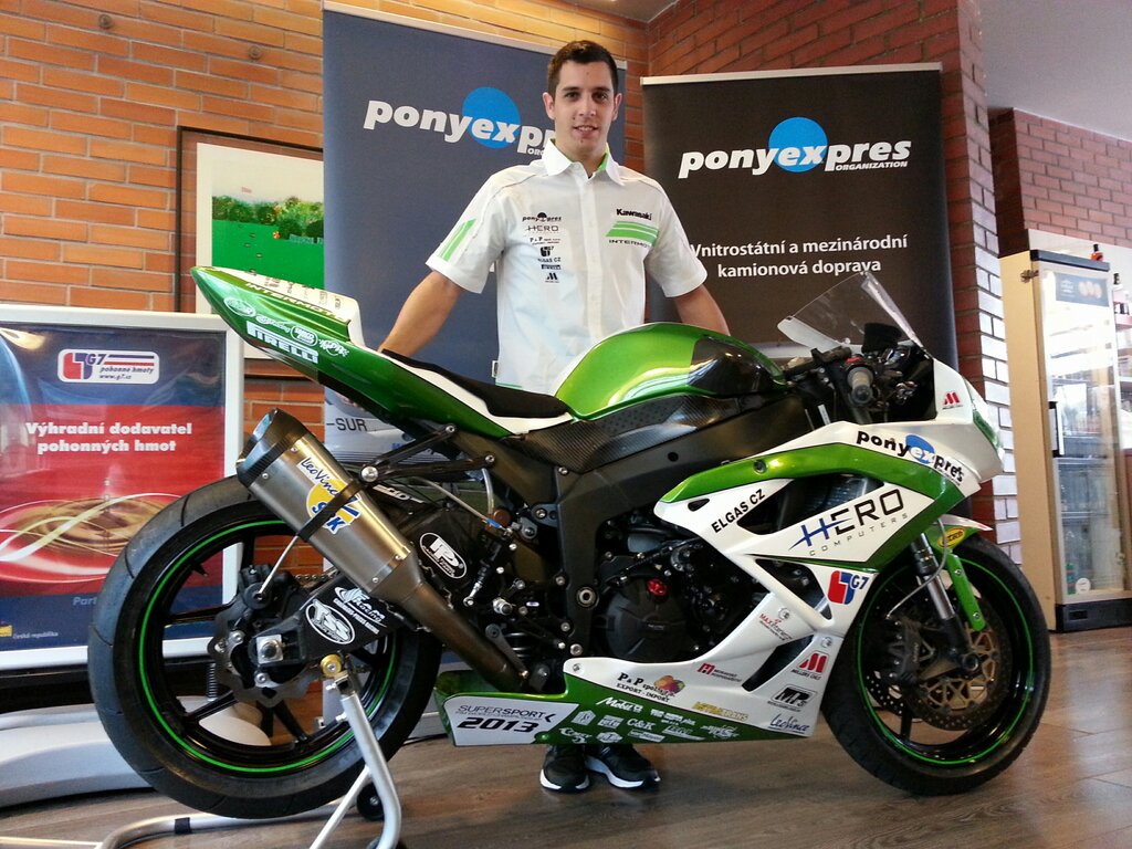 David Salom presenta su Kawasaki del equipo Intermoto para SSP 2013