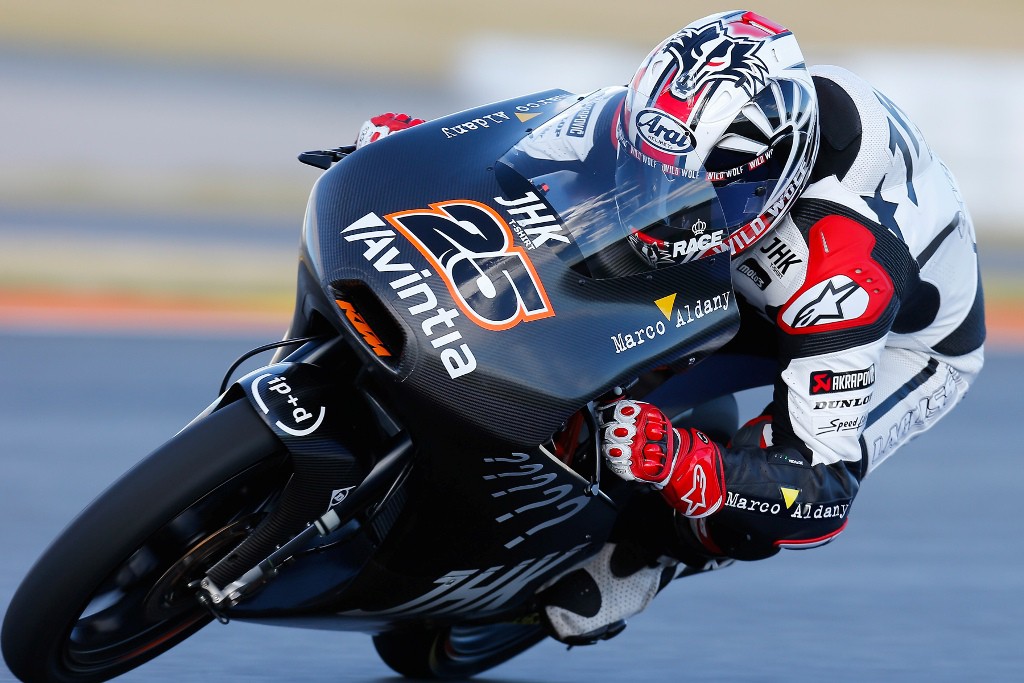 Viñales muy fuerte en los test Moto3 y Carrasco sorprende en Valencia