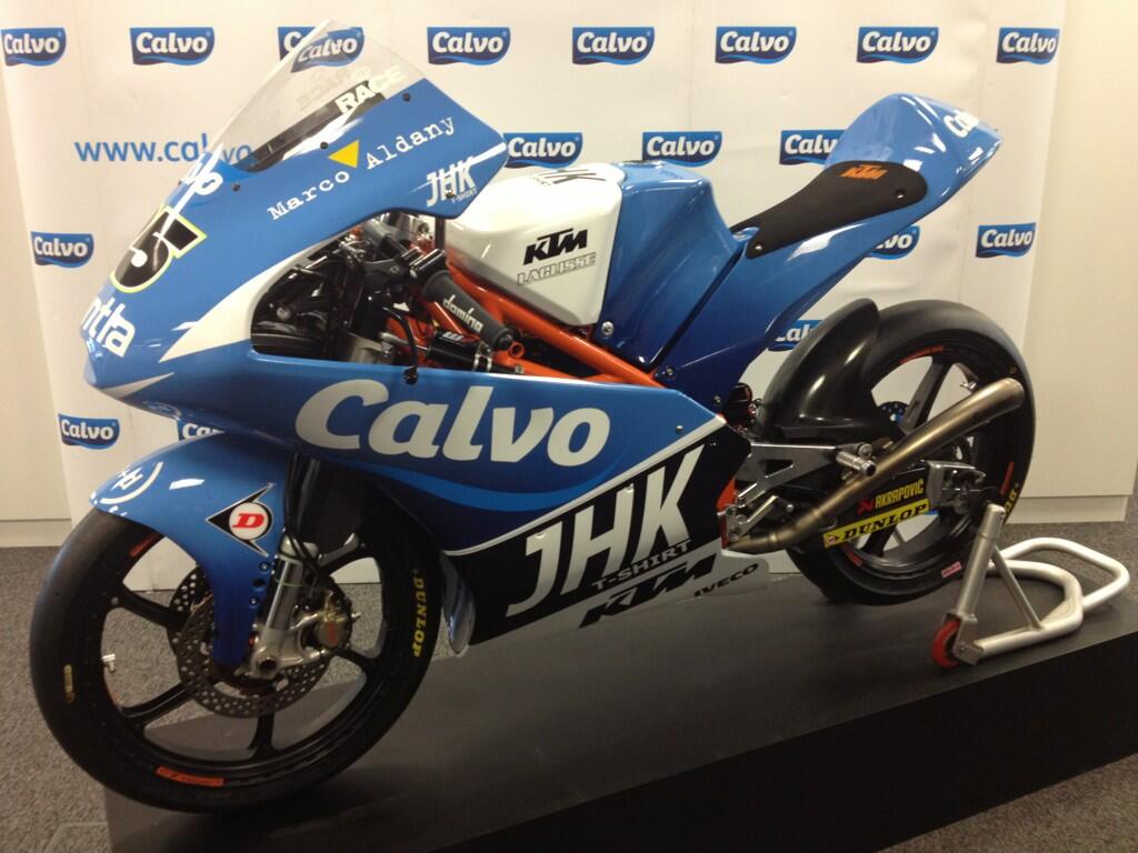Presentación del Team Calvo Moto3 de Viñales y Carrasco
