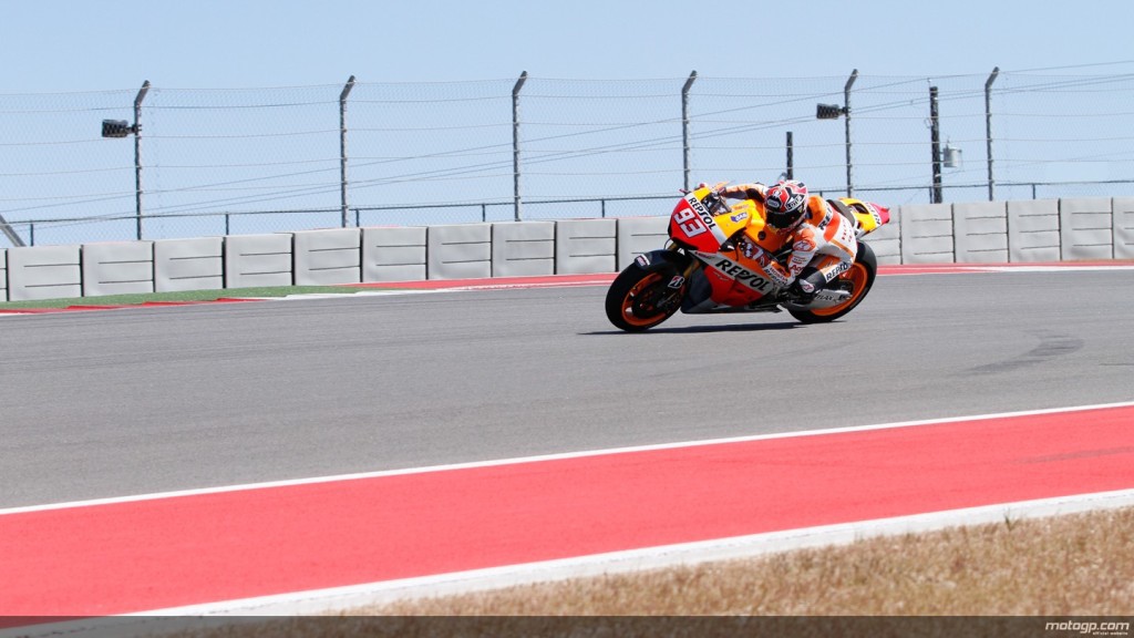 Márquez domina el día 1 de test privado MotoGP en Austin