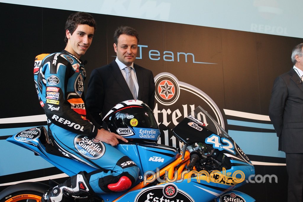 Presentación del Team Estrella Galicia 0.0 Moto3 con A.Márquez y Rins