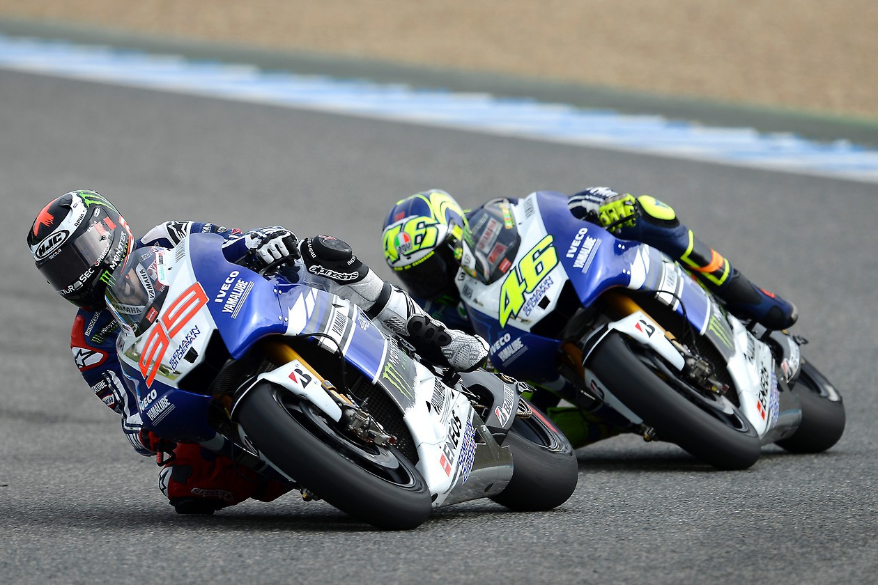 Lorenzo y Rossi preparados para los focos de Qatar