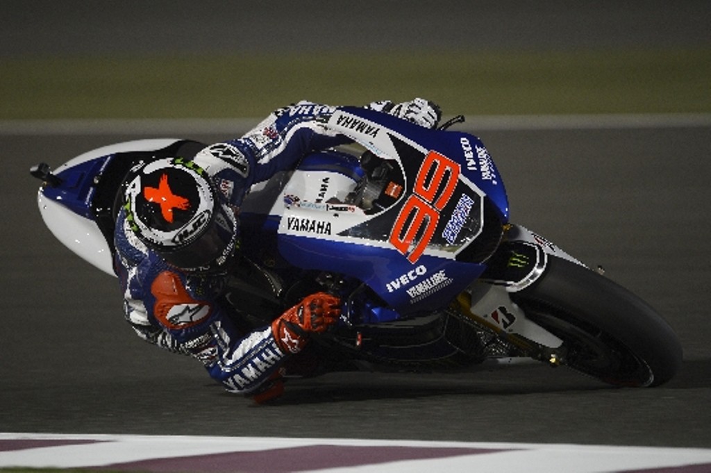 Jorge Lorenzo el primer superpoleman de MotoGP en Qatar
