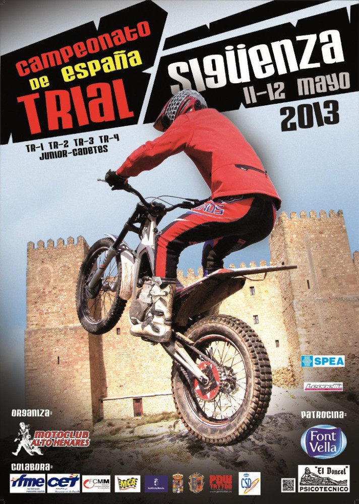 El Campeonato de España de Trial 2013 llega a Sigüenza