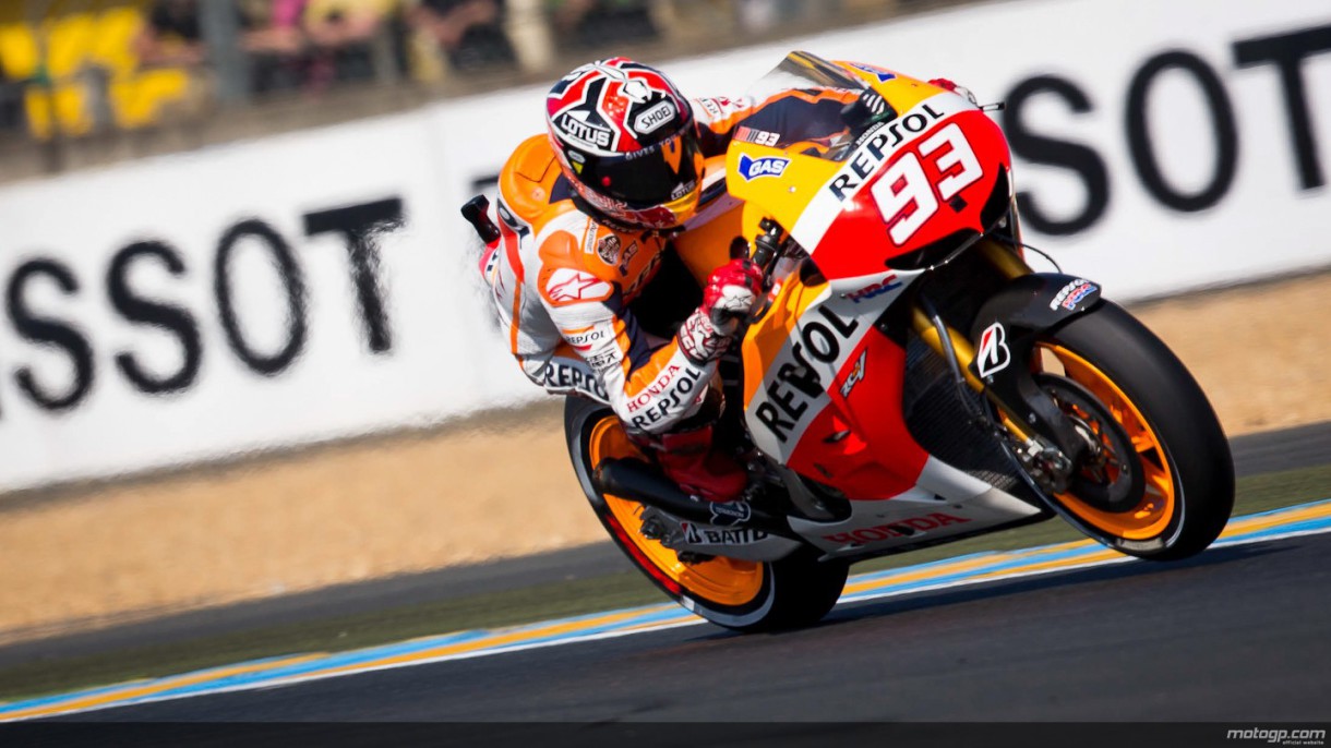 Marc Márquez sigue brillando y marca la pole de MotoGP en Le Mans