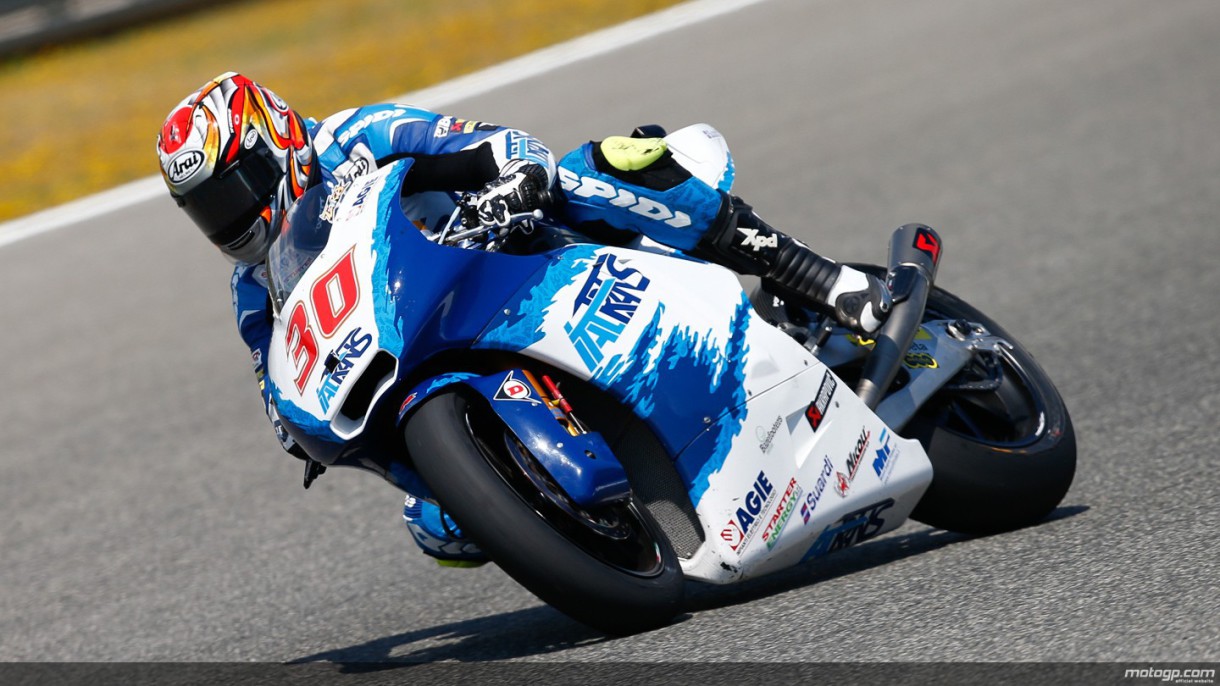 Takaaki Nakagami logra la pole lluviosa de Moto2 en Le Mans