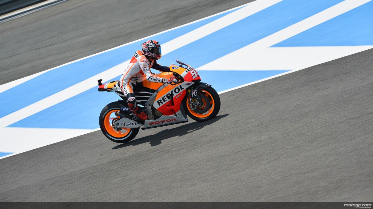 Marc Márquez el más rápido del test MotoGP en Jerez