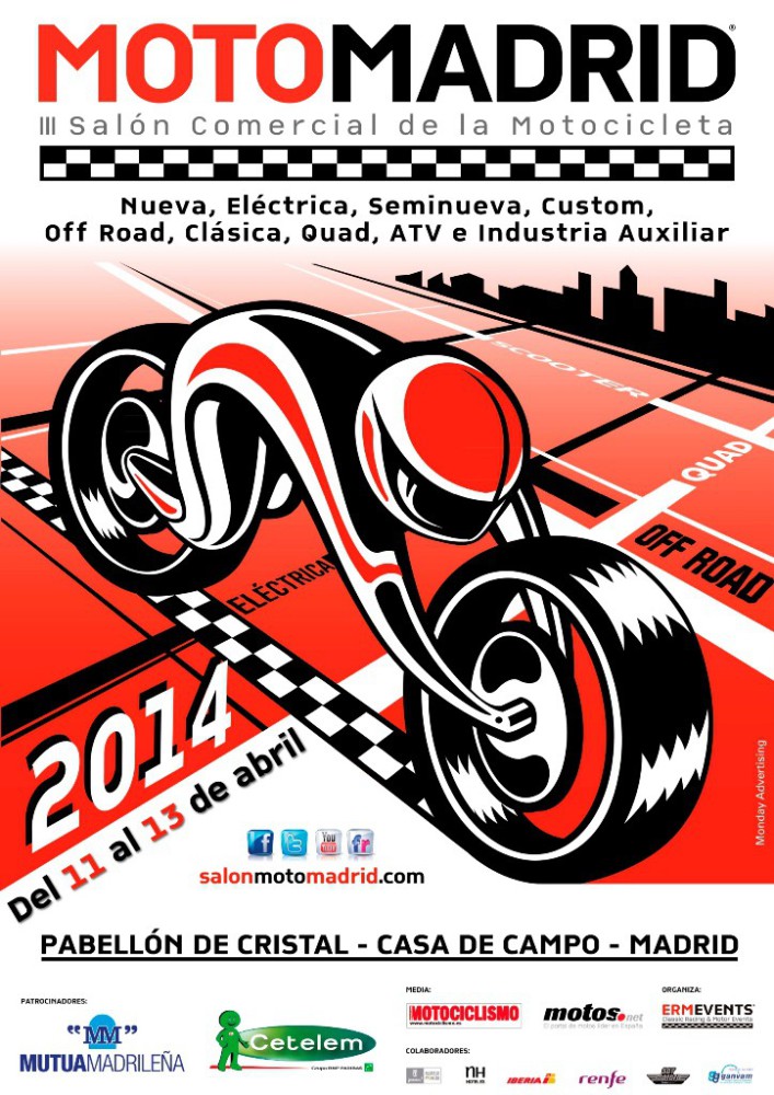 MotoMadrid 2014 ya tiene cartel promocional