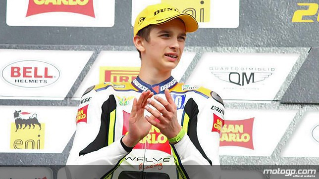 Luca Marini será wildcard Moto3 en Misano