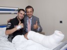 Dany Torres se recupera de su lesión en la tibia y el astrágalo